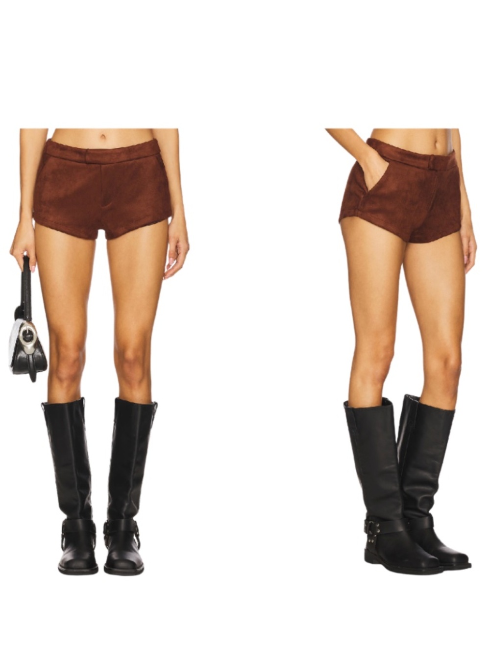 MORE TO COME Amanda Faux Suede Short